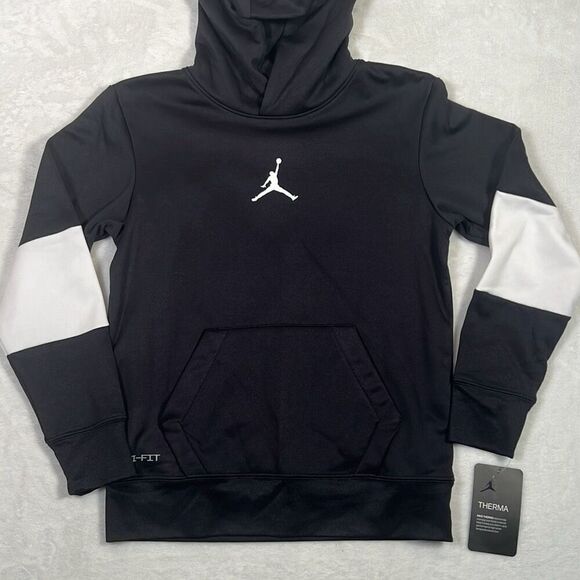 Nike Jordan Air Core Performance Thermal fit Hoodie pullover NWT Boys Medium - Picture 1 of 5